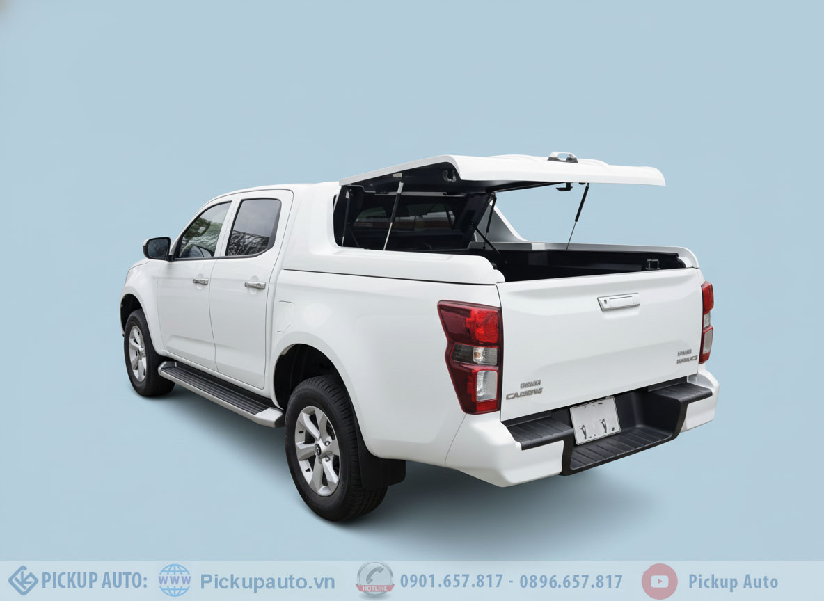 NẮP THÙNG THẤP DMAX 2025 MỞ 90 ĐỘ