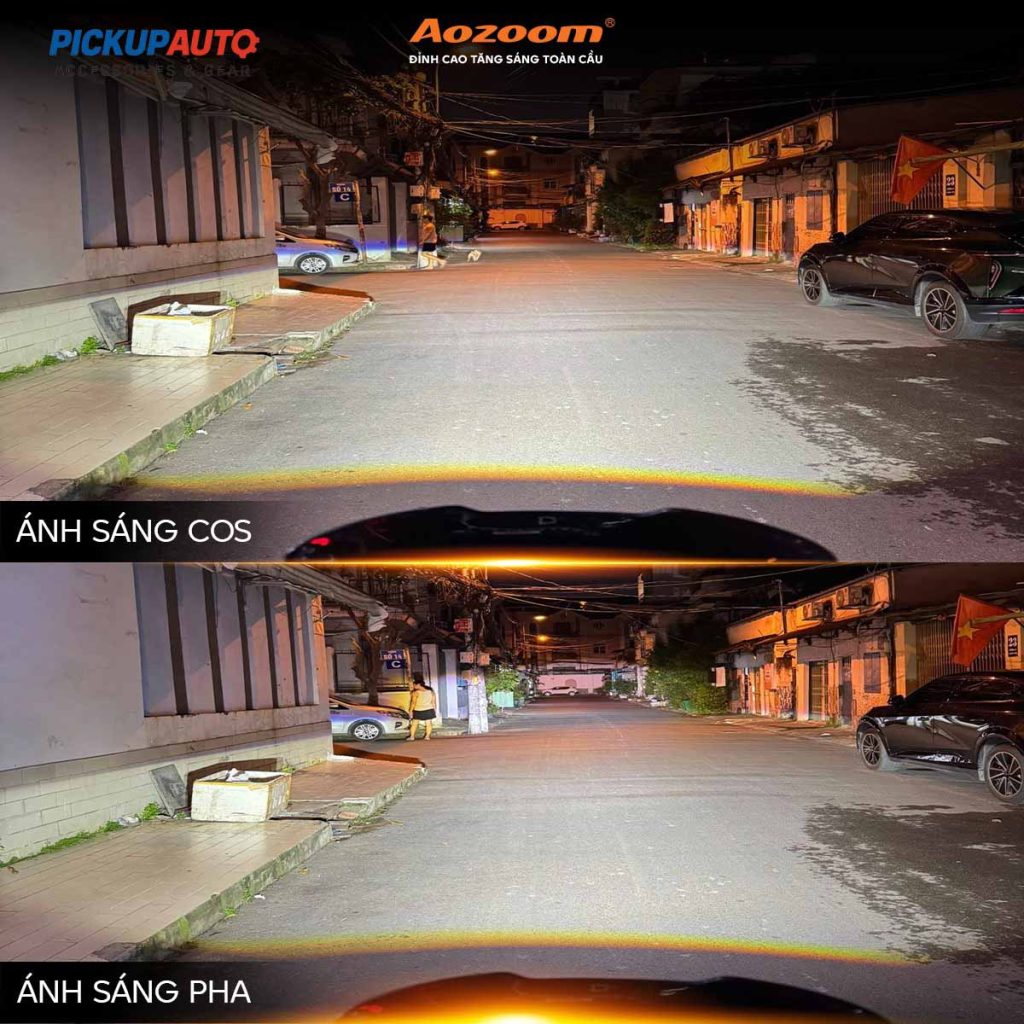 đèn gầm tăng sáng xe bán tải