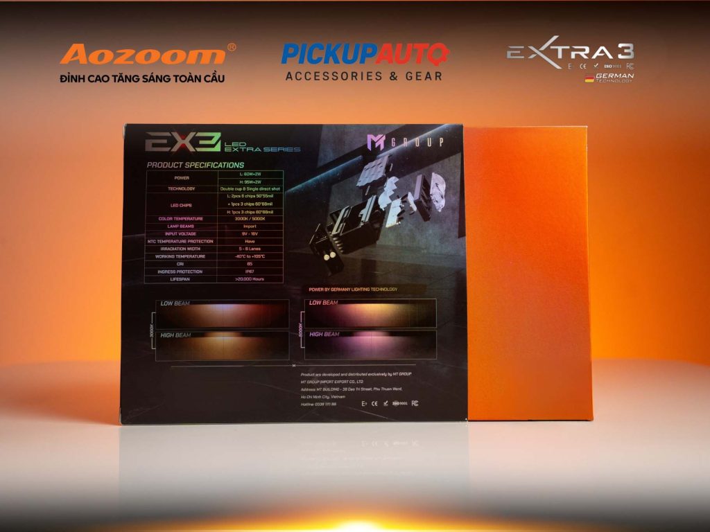Đèn tăng sáng cho xe bán tải